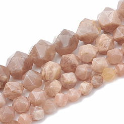 Natürliche sunstone Perlen Stränge&nbsp;G-S332-10mm-008
