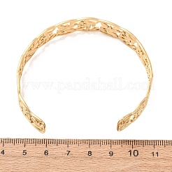Braccialetti a polsino in acciaio inossidabile 304 per donna&nbsp;BJEW-C155-01A-G
