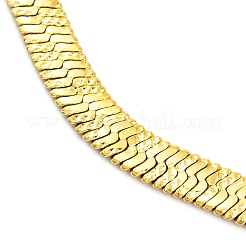 Ionenplattierung (IP) 304 Edelstahl Fischgrätenkettenarmbänder für Frauen&nbsp;BJEW-A013-02B-G