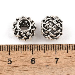 Metall Großlochperlen&nbsp;X-PALLOY-S079-011AS
