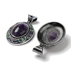 Natürlichen Amethyst Edelsteinanhänger&nbsp;FIND-A041-01AS-05