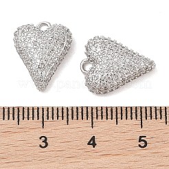 Pendentifs en laiton zircon cubique transparent&nbsp;KK-S388-01P-02