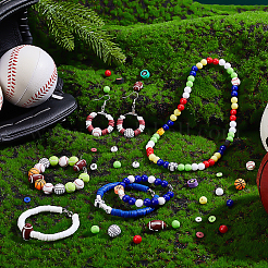 Sportball-Sets zur Schmuckherstellung&nbsp;DIY-PH0033-11