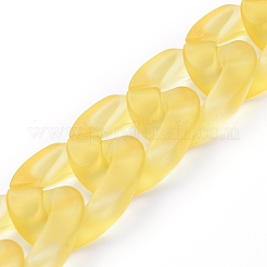 Catenella in acrilico trasparente fatta a mano&nbsp;AJEW-JB00544-11
