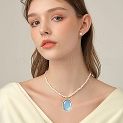 6 pz 304 ciondolo cabochon in acciaio inox&nbsp;STAS-BBC0010-56