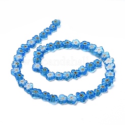 Millefiori a mano fili di perline di vetro&nbsp;X-LAMP-J035-10mm-53