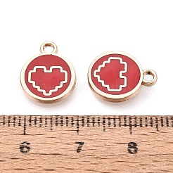 Emaille Anhänger Legierung&nbsp;ENAM-Q002-01G-05