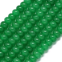 Chapelets de perles en jade de malaisie naturelle&nbsp;G-B165-G01-4x6mm-05