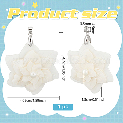 1 colgante de concha blanca natural&nbsp;SHEL-BC0001-049A