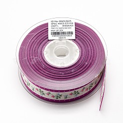 Fleur imprimé rubans grosgrain&nbsp;ORIB-L004-04
