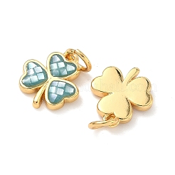 Pendentifs d'émail en laiton &nbsp;KK-H534-13G