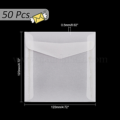 Briefumschläge aus durchscheinendem Papier&nbsp;LS-AJEW-WH0083-25B