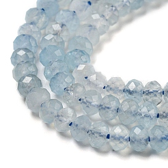 Natürliche Aquamarin Perlen Stränge&nbsp;G-A097-C01-01