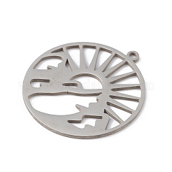 Pendentifs en acier inoxydable 201 anti-ternissement&nbsp;LS-STAS-K250-01P