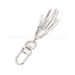 Halloween-Themen-Legierung Skelett Hand Anhänger Dekorationen&nbsp;HJEW-JM02147