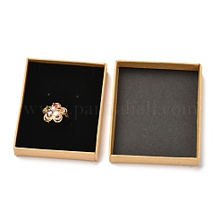 Ringbox aus rechteckigem Kraftpapier&nbsp;CBOX-L010-B02