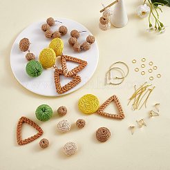 Kit per la creazione di orecchini a goccia intrecciati fai da te&nbsp;DIY-SZ0009-29