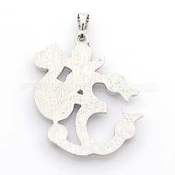 Chakra vintage bijoux laiton pendentifs en pierre mélangée&nbsp;X-G-I114-01