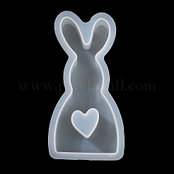 Kaninchenform DIY Display Dekoration Silhouette Silikonformen&nbsp;DIY-K073-08C