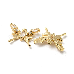 Pendentifs avec zircon cubiques à micro-pavés en laiton&nbsp;KK-H460-52G