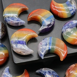 Chakra-Stil zusammengesetzte natürliche Amethyst & Lapislazuli & Sodalith & grüner Aventurin & Tigerauge & Topas Jade & roter Jaspis Edelstein Display Dekorationen&nbsp;MATO-PW0001-010