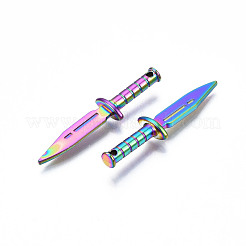 Regenbogenfarbene legierung anhänger&nbsp;PALLOY-N156-210