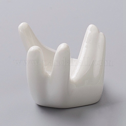 Décorations d'affichage de porcelaine&nbsp;X1-DJEW-WH0007-01