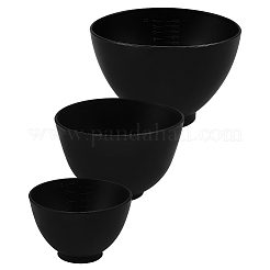 3 bol en silicone pour masque facial&nbsp;AJEW-GF0012-36