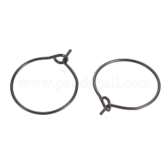 Componenti per orecchini a cerchio in acciaio inossidabile chirurgico 316l&nbsp;STAS-G130-03B-16MM