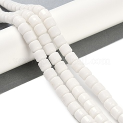 Natürliche weiße Jade perlen Stränge&nbsp;G-L604-E01-01A