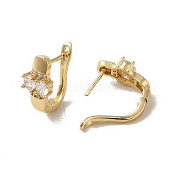 Orecchini a cerchio in ottone&nbsp;EJEW-L271-13KCG-06