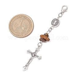 Decorazione pendente croce in lega stile tibetano&nbsp;HJEW-JM02684