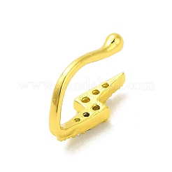 Klarer Zirkonia-Blitzbolzenclip an Nasenringen&nbsp;AJEW-F059-06G