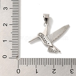 Gestell Messing micro ebnen Zirkonia Anhänger&nbsp;KK-U027-29P