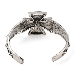 Bracciali con polsino a croce e teschio&nbsp;BJEW-P337-06AS
