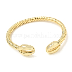 Bracciali aperti da donna in ottone a forma di conchiglia&nbsp;KK-CBAF3A5-09G