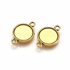 Basi di cabochon connettori  in lega&nbsp;PALLOY-A13117-AG-RS