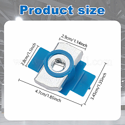 120 pz dadi a molla in acciaio al carbonio e plastica&nbsp;FIND-DL0001-12A