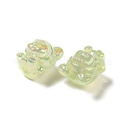 Placage uv perles acryliques irisées arc-en-ciel&nbsp;LS-PACR-M002-01B