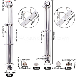 Peignes de reliure en acier&nbsp;DIY-GF0007-70A