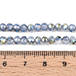Galvanisieren Glasperlen&nbsp;X-EGLA-A034-J4mm-S07