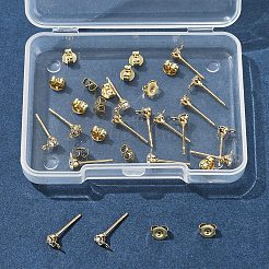 16 Stück Ohrstecker aus Messing&nbsp;KK-FS0001-57