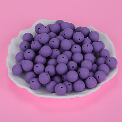 Perles focales rondes en silicone&nbsp;SI-JX0046A-109