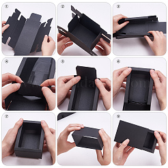 Scatola del cassetto della carta kraft&nbsp;CON-YW0001-03B-B