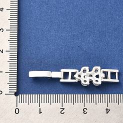 Messing Micro Pave klare Zirkonia Falte über Verschlüsse&nbsp;KK-Q043-21S