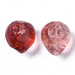 Perle di vetro verniciate a spruzzo trasparente&nbsp;X-GLAA-R215-01-B02