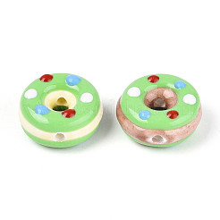 Perles en porcelaine émaillée faites à la main&nbsp;PORC-K003-09B