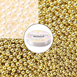 1800pcs perles d'imitation en plastique acrylique et abs&nbsp;DIY-YW0001-97