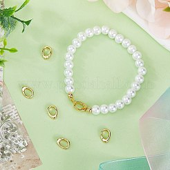 6 pieza de anillos de resorte de latón para puerta&nbsp;KK-SC0003-80