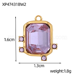 Strassanhänger aus Edelstahl 304&nbsp;STAS-OY003-90G